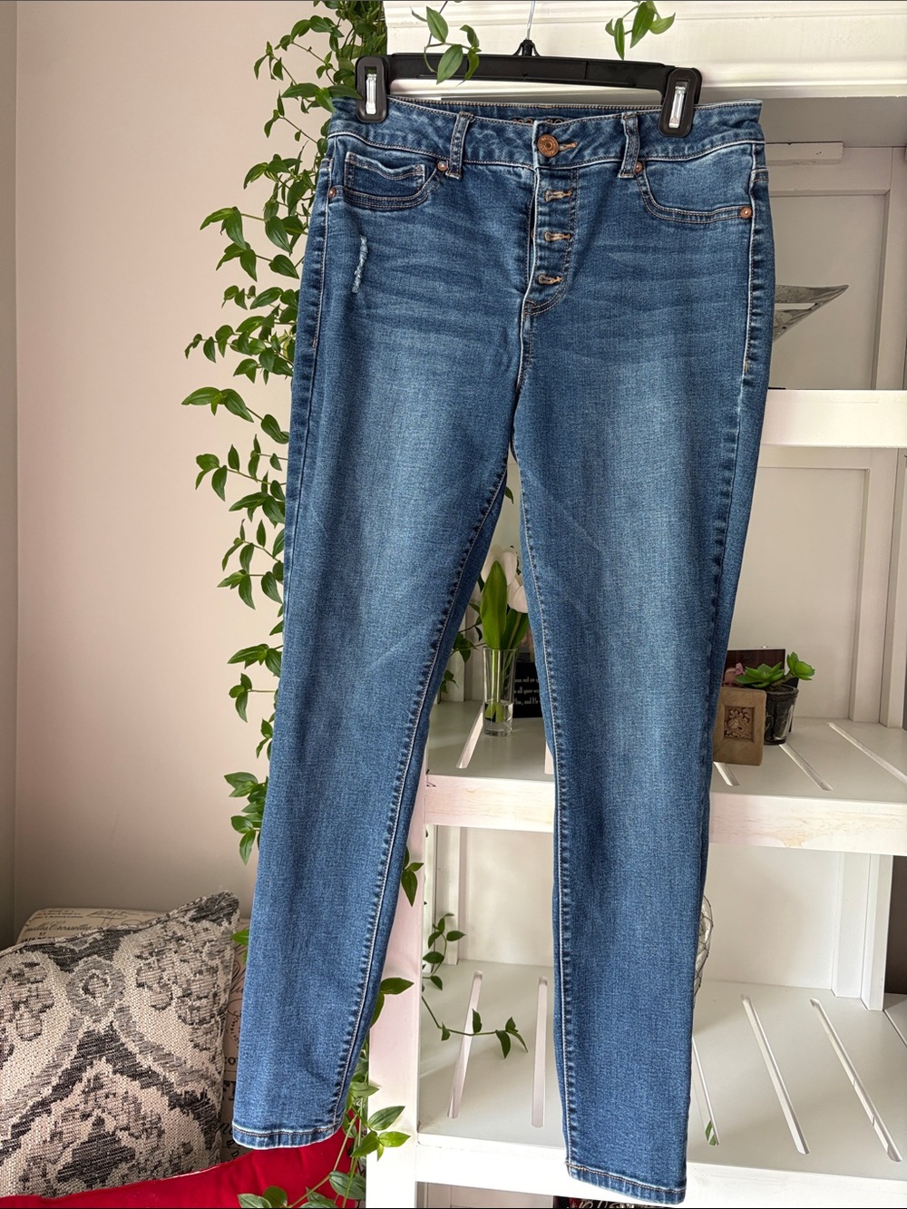 Maurices stretchable Dark Navy Straight Dress Pants